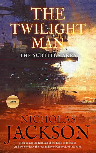 3D mockup of Nutmeg #2672 - Premade Science Fiction Book Cover | BookCoverZone