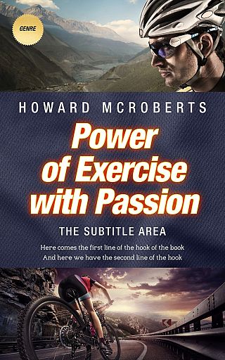 3D mockup of Baltic Sea #2764 - Premade Sports & Fitness Book Cover | BookCoverZone