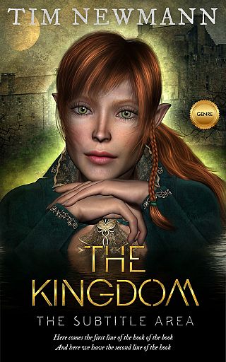 3D mockup of Gimblet #3233 - Premade Fantasy Book Cover | BookCoverZone