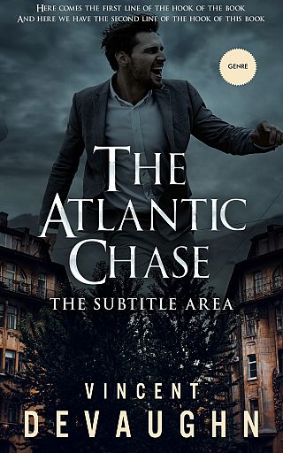 3D mockup of Shark #3296 - Premade Action & Adventure Book Cover | BookCoverZone