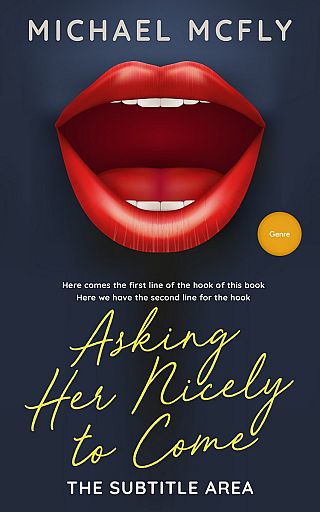 3D mockup of Charade #3431 - Premade Chick Lit Book Cover | BookCoverZone