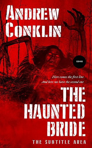 3D mockup of Sangria #3498 - Premade Horror Book Cover | BookCoverZone
