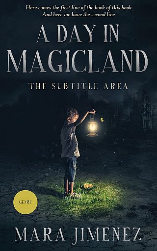 3D mockup of Mirage #3537 - Premade Children's Book Cover | BookCoverZone
