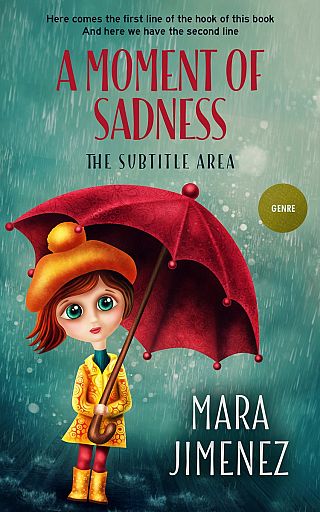 3D mockup of Patina #3543 - Premade Children's Book Cover | BookCoverZone