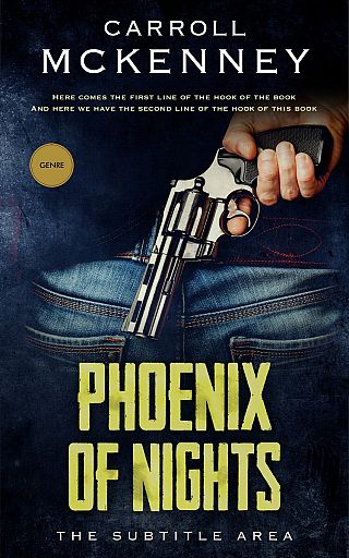 3D mockup of Black #3670 - Premade Action & Adventure Book Cover | BookCoverZone