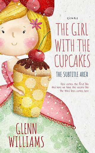 3D mockup of Pearl Bush #3687 - Premade Children's Book Cover | BookCoverZone