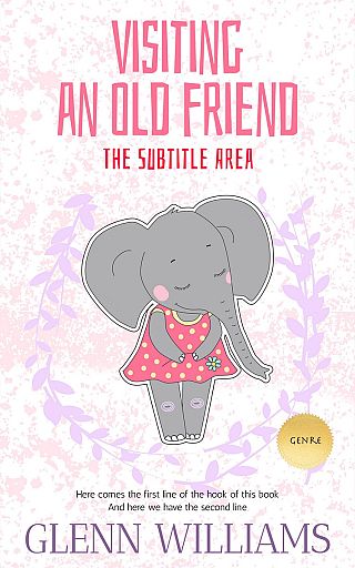 3D mockup of Lola #3689 - Premade Children's Book Cover | BookCoverZone