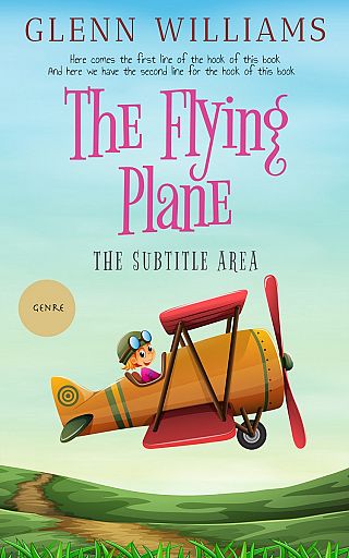 3D mockup of Jagged Ice #3694 - Premade Children's Book Cover | BookCoverZone