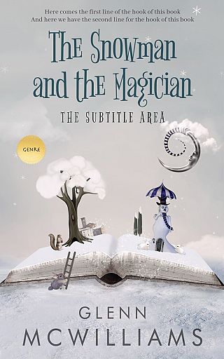 3D mockup of Pale Slate #3699 - Premade Children's Book Cover | BookCoverZone