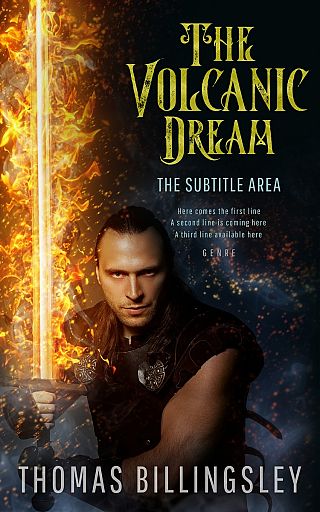 3D mockup of Tussock #3845 - Premade Fantasy Book Cover | BookCoverZone