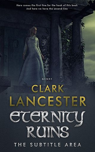 3D mockup of Ebony Clay #3978 - Premade Fantasy Book Cover | BookCoverZone
