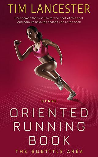 3D mockup of Claret #4008 - Premade Sports & Fitness Book Cover | BookCoverZone