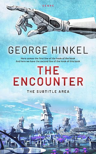 3D mockup of Spindle #4102 - Premade Science Fiction Book Cover | BookCoverZone