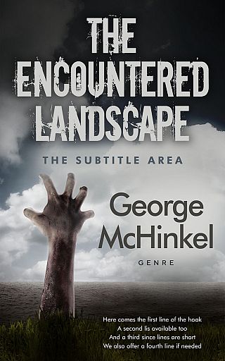 3D mockup of Pumice #4138 - Premade Horror Book Cover | BookCoverZone