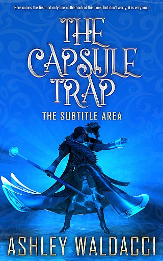 3D mockup of Science Blue #4296 - Premade Fantasy Book Cover | BookCoverZone