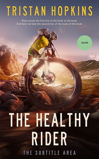 3D mockup of Cocoa Brown #4414 - Premade Sports & Fitness Book Cover | BookCoverZone