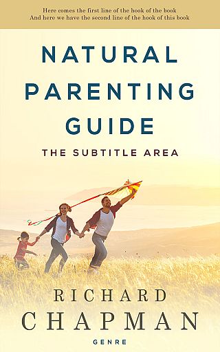 3D mockup of Champagne #4523 - Premade Family & Parenting Book Cover | BookCoverZone