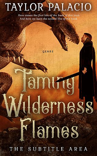 3D mockup of Di Serria #4609 - Premade Fantasy Book Cover | BookCoverZone