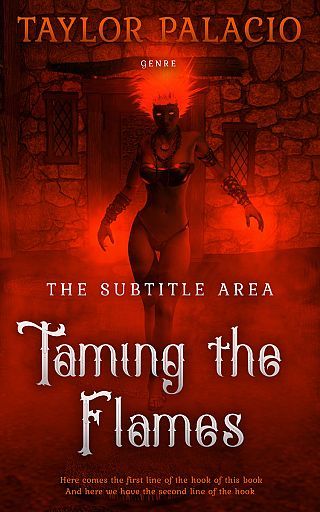 3D mockup of Red Oxide #4611 - Premade Fantasy Book Cover | BookCoverZone