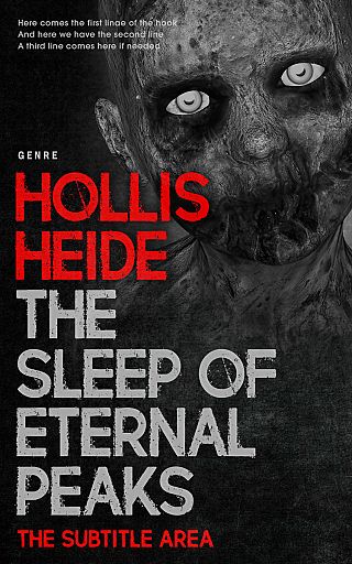 3D mockup of Cod Gray #4790 - Premade Horror Book Cover | BookCoverZone