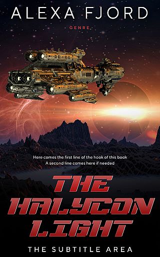 3D mockup of Contessa #4932 - Premade Science Fiction Book Cover | BookCoverZone