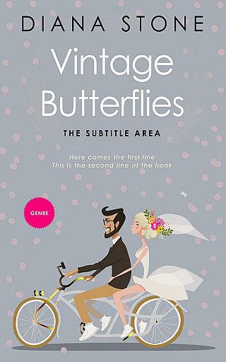 3D mockup of Gray Chateau #5045 - Premade Romance Book Cover | BookCoverZone