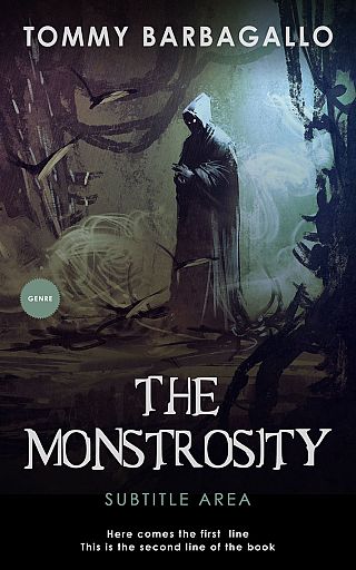 3D mockup of Baltic Sea #5158 - Premade Horror Book Cover | BookCoverZone