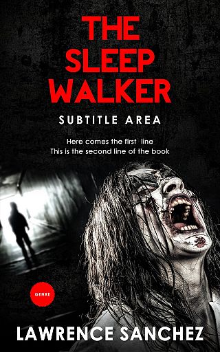 3D mockup of New York Pink #5172 - Premade Horror Book Cover | BookCoverZone