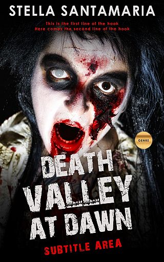 3D mockup of Clam Shell #5248 - Premade Horror Book Cover | BookCoverZone