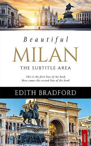 3D mockup of Coral Reef #5318 - Premade Travel Book Cover | BookCoverZone