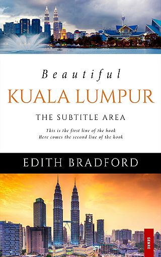 3D mockup of Akaroa #5343 - Premade Travel Book Cover | BookCoverZone