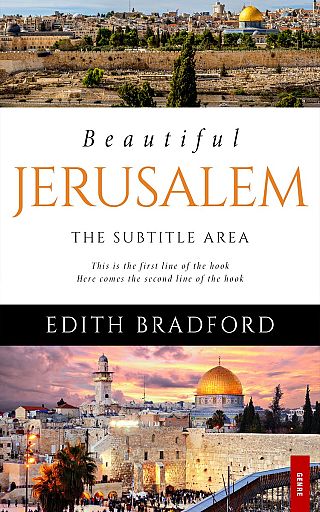 3D mockup of Quicksand #5348 - Premade Travel Book Cover | BookCoverZone