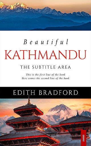 3D mockup of Tonys Pink #5351 - Premade Travel Book Cover | BookCoverZone