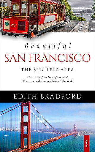 3D mockup of Casper #5356 - Premade Travel Book Cover | BookCoverZone