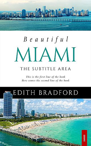 3D mockup of Celeste #5362 - Premade Travel Book Cover | BookCoverZone