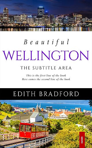 3D mockup of Di Serria #5371 - Premade Travel Book Cover | BookCoverZone