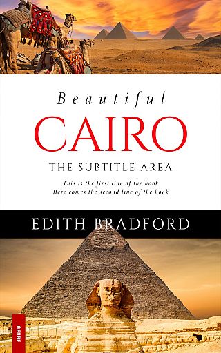 3D mockup of Tussock #5378 - Premade Travel Book Cover | BookCoverZone
