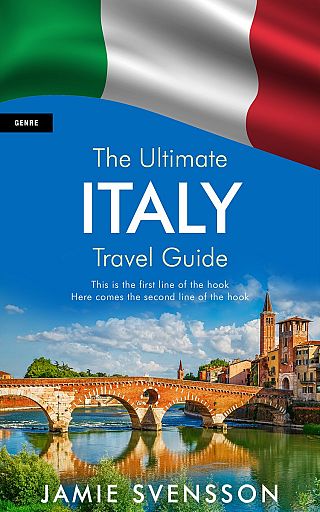 3D mockup of Jelly Bean #5383 - Premade Travel Book Cover | BookCoverZone
