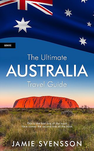 3D mockup of Rhino #5396 - Premade Travel Book Cover | BookCoverZone