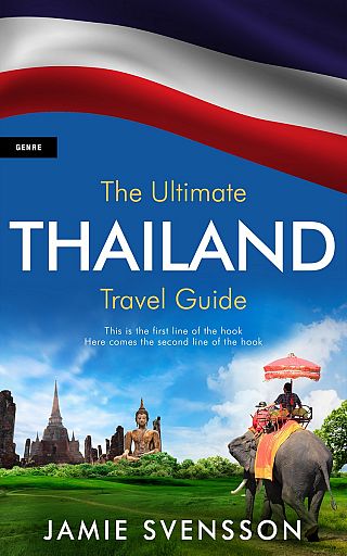 3D mockup of Cold Turkey #5400 - Premade Travel Book Cover | BookCoverZone