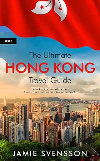 3D mockup of Coral Reef #5402 - Premade Travel Book Cover | BookCoverZone