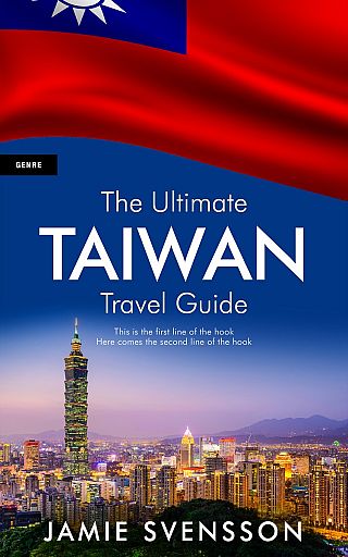 3D mockup of Bay Of Many #5421 - Premade Travel Book Cover | BookCoverZone