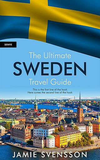 3D mockup of Nile Blue #5425 - Premade Travel Book Cover | BookCoverZone