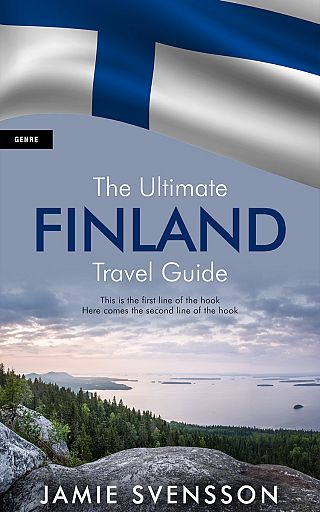 3D mockup of Manatee #5428 - Premade Travel Book Cover | BookCoverZone