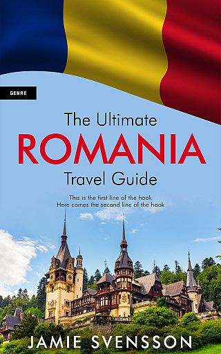 3D mockup of Cornflower #5434 - Premade Travel Book Cover | BookCoverZone