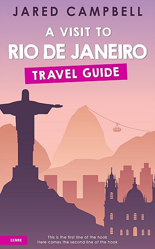 3D mockup of Rose Fog #5474 - Premade Travel Book Cover | BookCoverZone