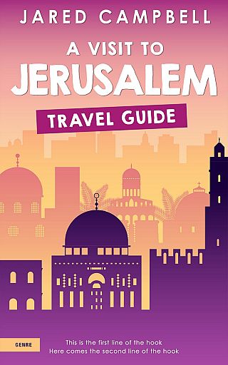3D mockup of Tacao #5485 - Premade Travel Book Cover | BookCoverZone