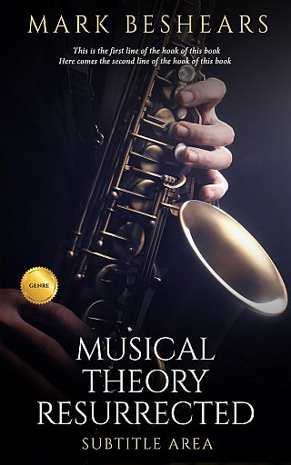 3D mockup of Cinder #5517 - Premade Music Book Cover | BookCoverZone