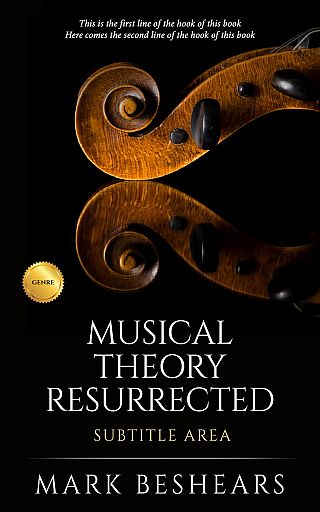 3D mockup of Night Rider #5518 - Premade Music Book Cover | BookCoverZone