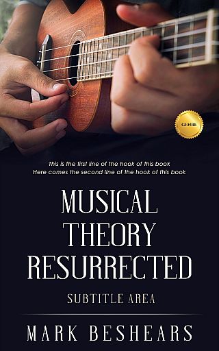 3D mockup of Brandy Rose #5520 - Premade Music Book Cover | BookCoverZone
